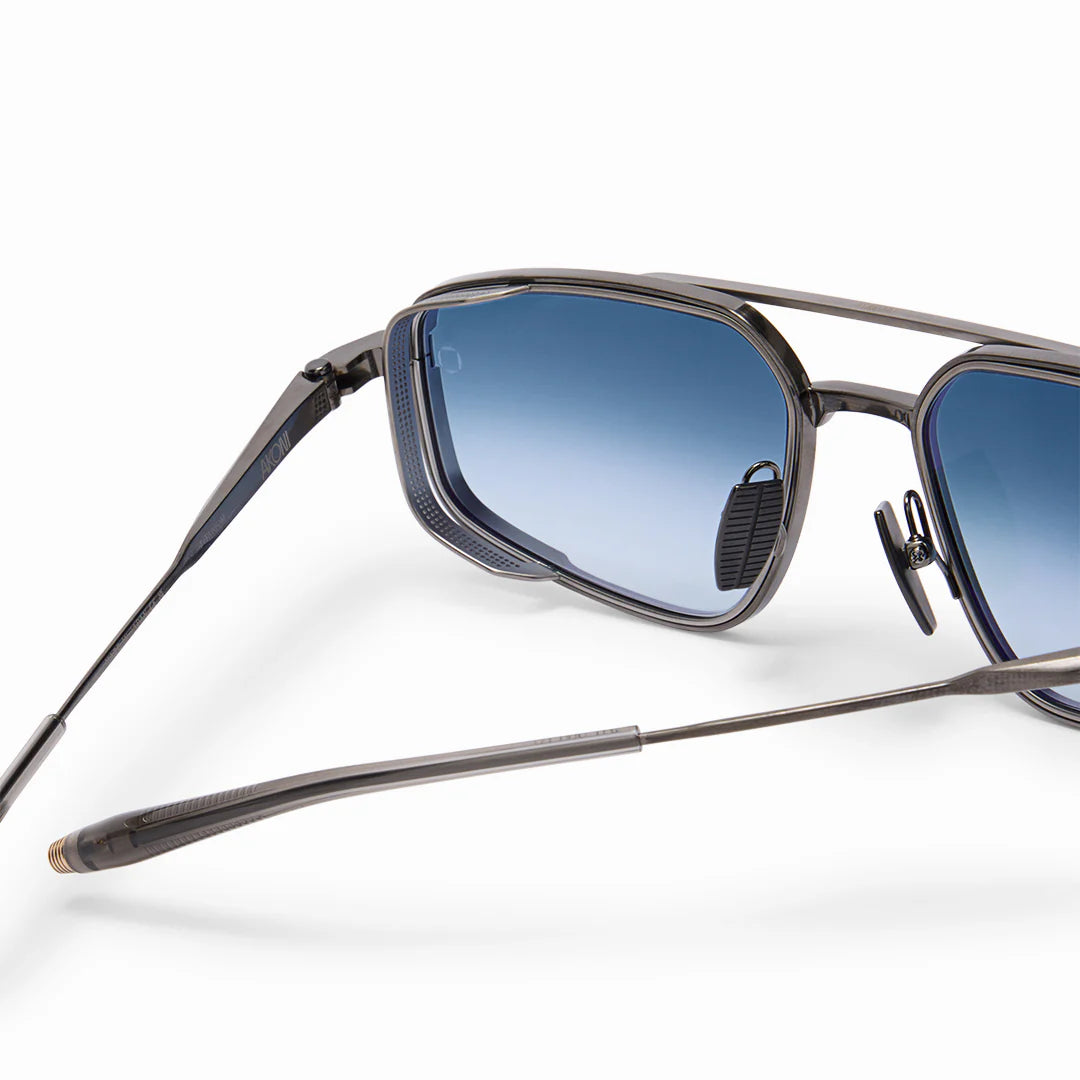 Atlantis Brushed Black Rhodium - AKS-534B-55 - Point of U. | Boston