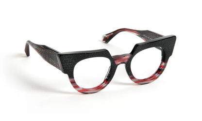 CAROLINA / 0830 BLACK GEOMETRIC / RED STRIPED