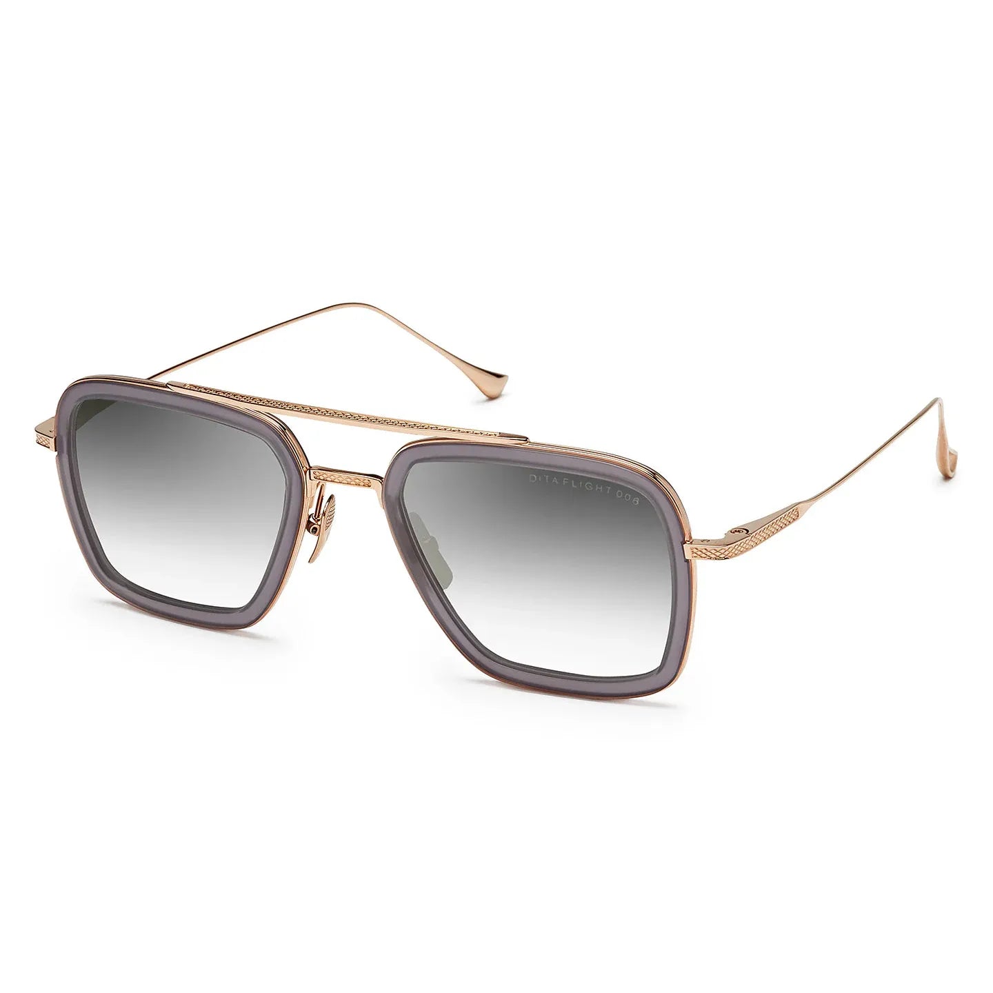 Flight.006 // Matte Grey Crystal - 12K Gold 7806-H-GRY-GLD-52-Z - Point of U. | Boston