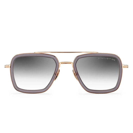 Flight.006 // Matte Grey Crystal - 12K Gold 7806-H-GRY-GLD-52-Z - Point of U. | Boston