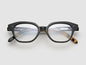 PRESS The Hall Optical / Black Tortoise / Silver - TI015 - view 1