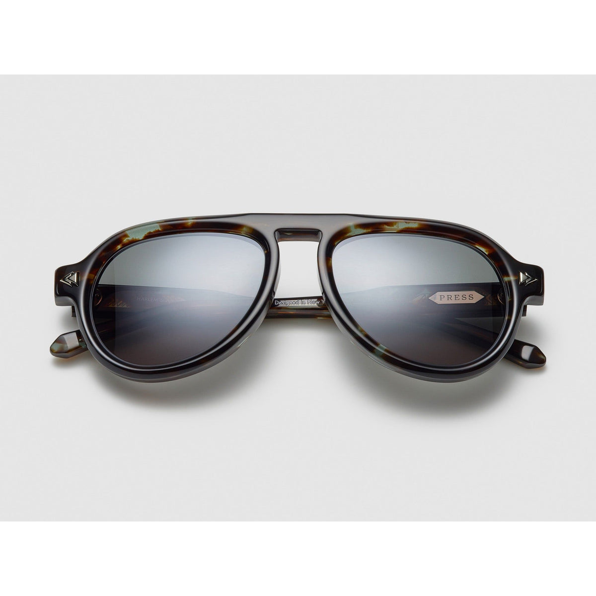 PRESS Harlem Square / Noir / Silver - PU005 - view 1