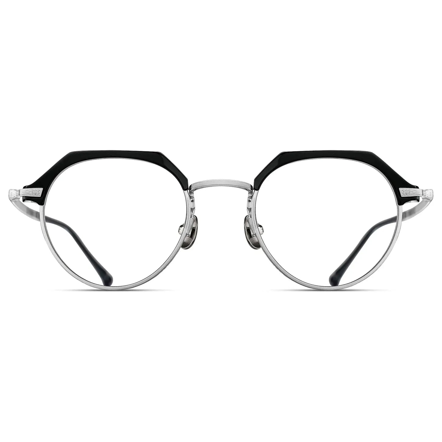 M2062 - Black - Brushed Silver Clear Lens 48-21-145