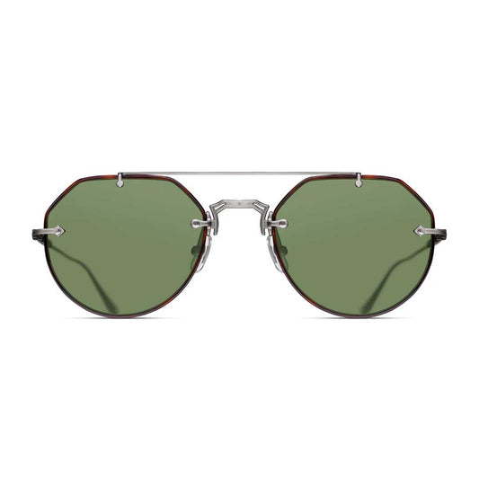 M3121 – Bottle Green / Brushed Silver