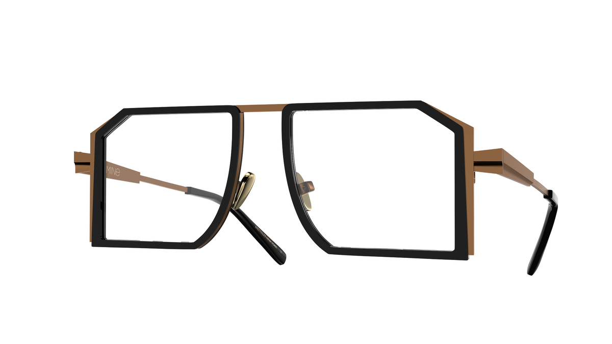 PALM SPRINGS - BLACK/COPPER BRUSHED OPTICAL FRAME – PLM.2B.CRB