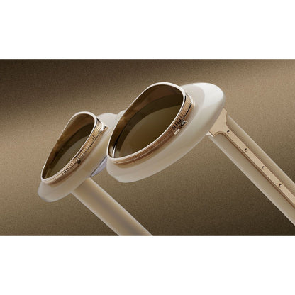 10604H / Brushed Gold Milk White