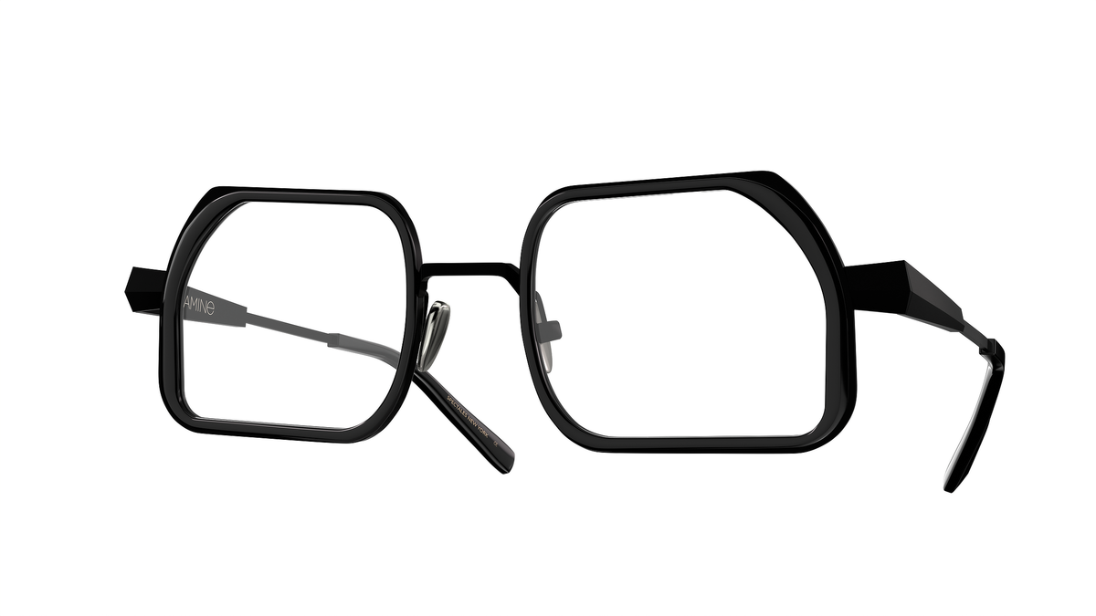 PRAMOUSQUIER BLACK OPTICAL FRAME – PMQ.1B