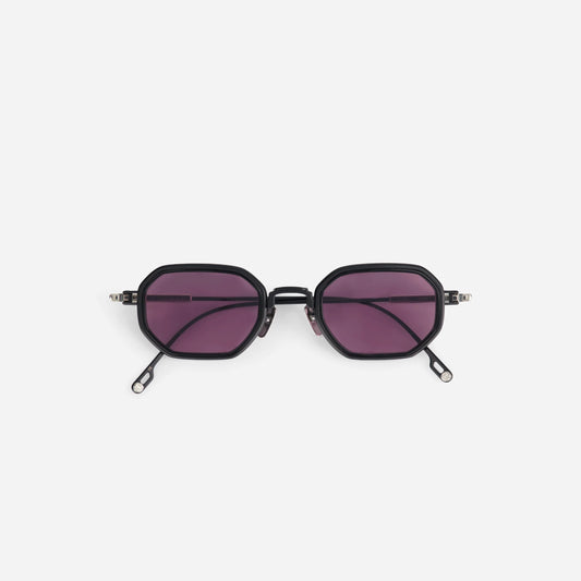 Timir-T s5505 – black and platinum / black insert / red purple gradient lens