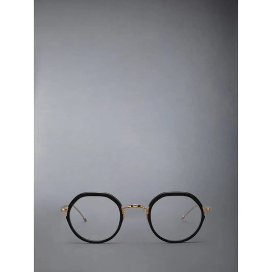 Round Eyeglasses in Acetate and Titanium