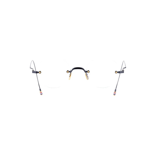 Rimless Round Eyeglasses in Titanium