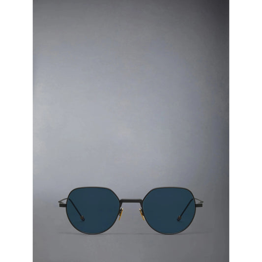 Round Sunglasses in Titanium - 005