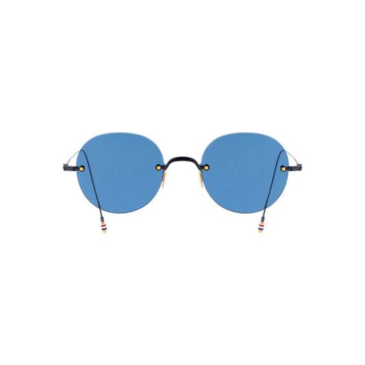 Rimless oversized sunglasses in Titanium