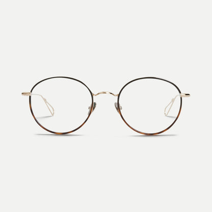 AHLEM Auber — Optical — Grey Gold / Gradient Turtle Windsor — front view