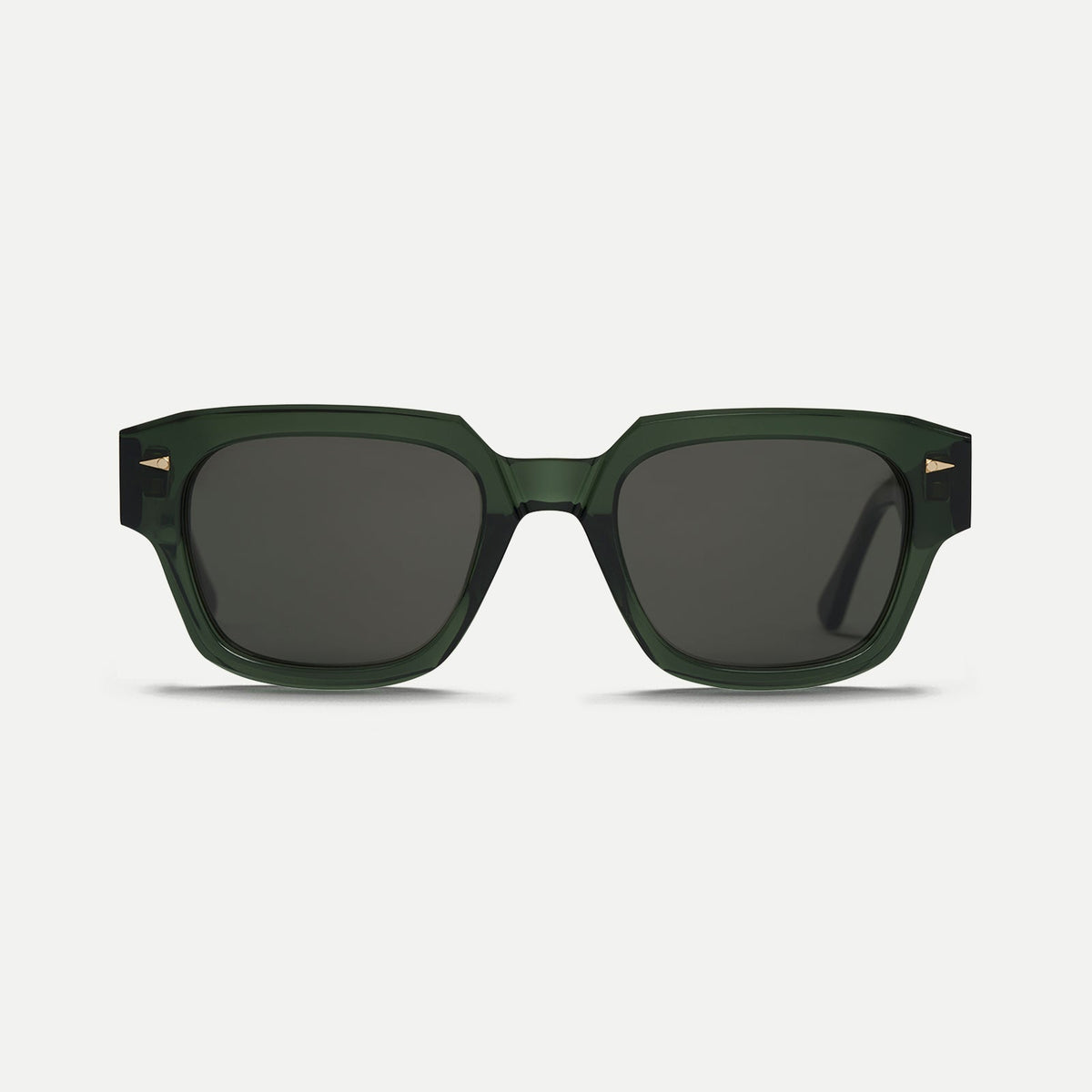 AHLEM Rivoli — Sunglasses — Dark Green/Grey — front view
