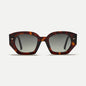 AHLEM Constantine — Sunglasses — Light Turtle/Green Gradient — front view