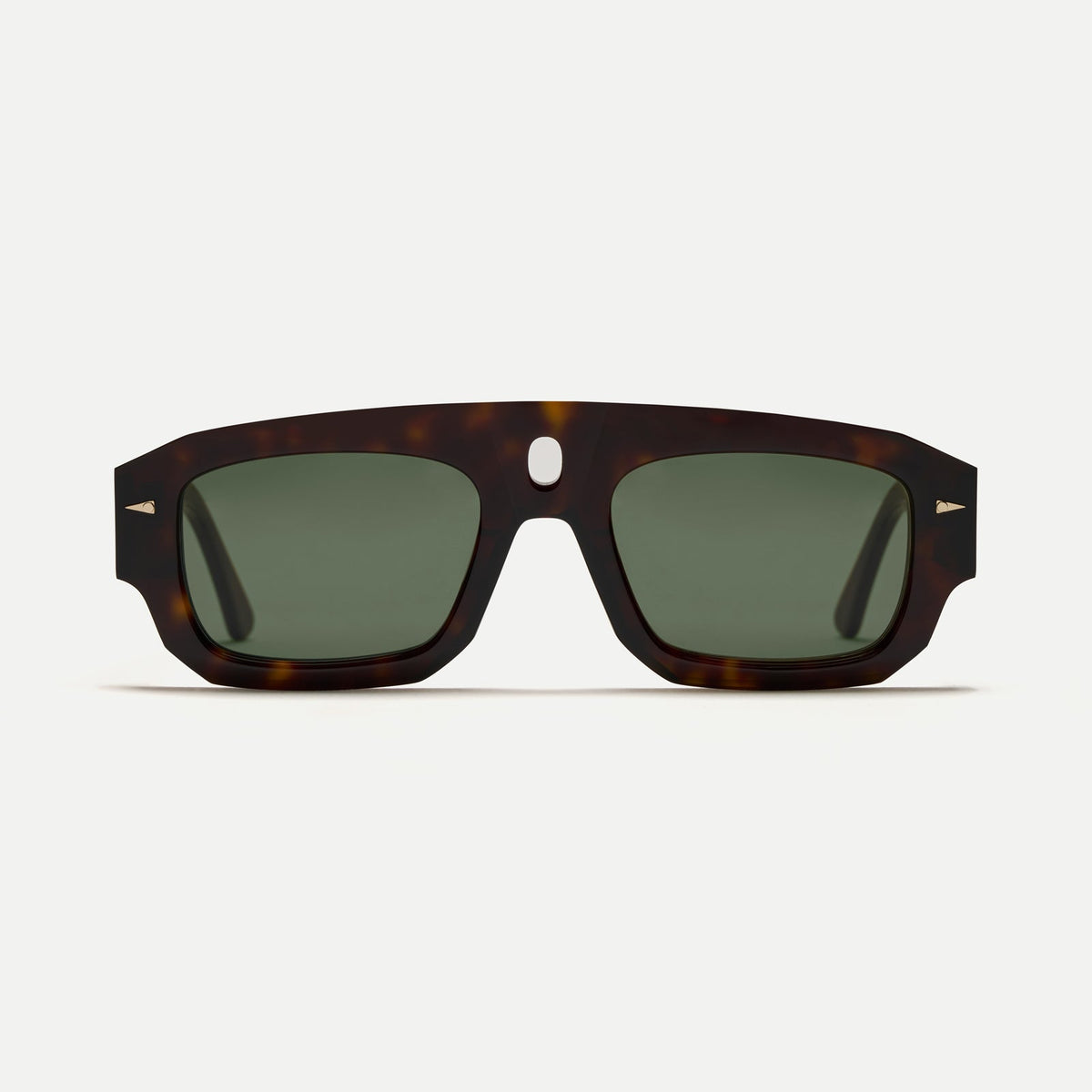 AHLEM x GAUCHERE — Sunglasses — Dark Turtle / G15 — front view