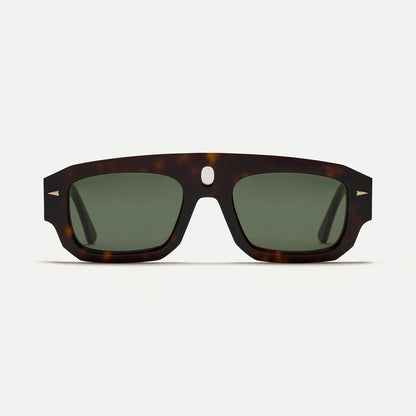 AHLEM x GAUCHERE — Sunglasses — Dark Turtle / G15 — front view