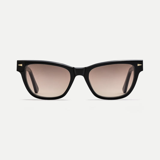 AHLEM Cassette — Sunglasses — Black/Rain Gradient — front view