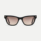 AHLEM Cassette — Sunglasses — Black/Rain Gradient — front view