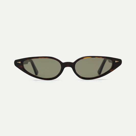 AHLEM Comedie — Sunglasses — Dark Turtle/Khaki Light — front view