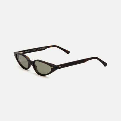 AHLEM Comedie — Sunglasses — Dark Turtle/Khaki Light — detail view 1