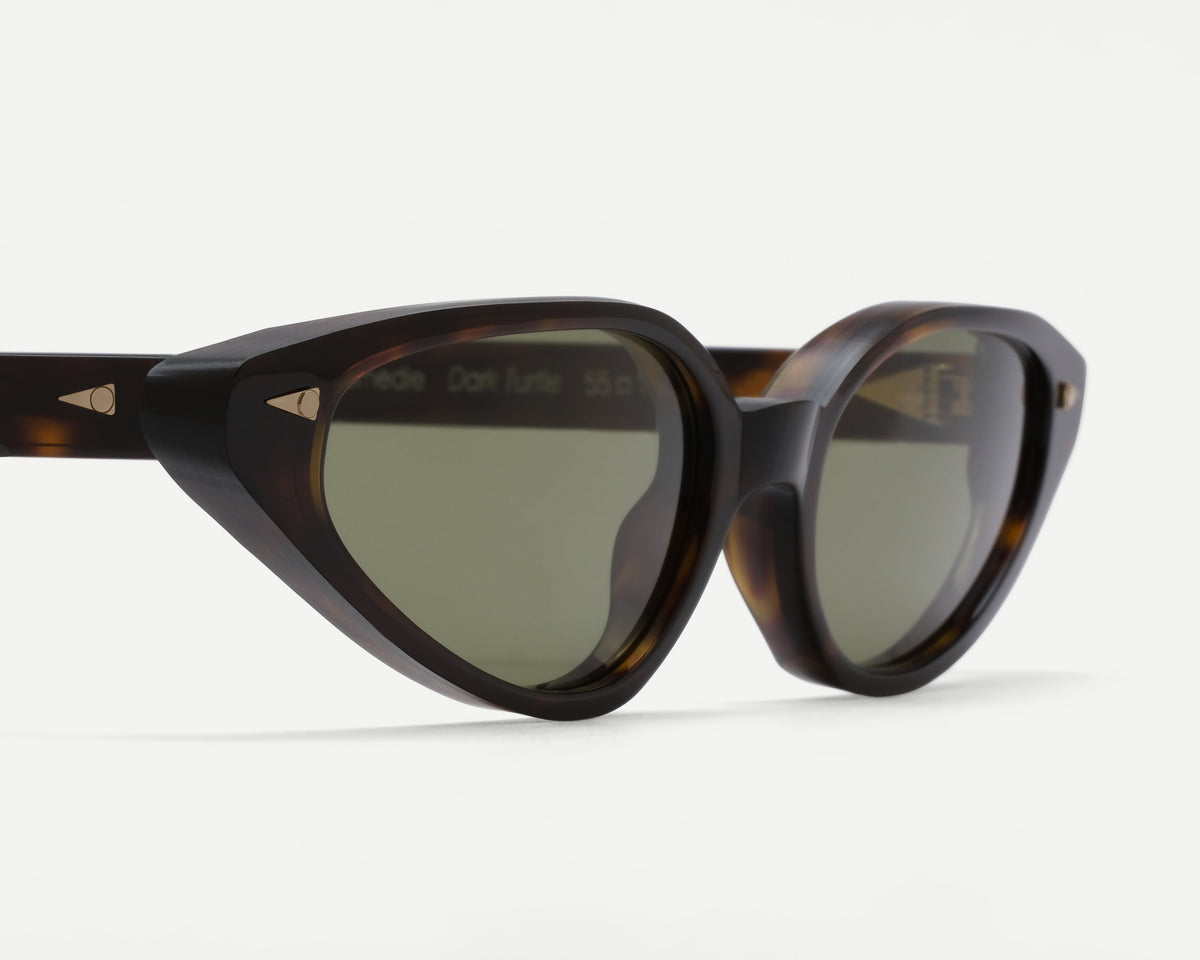 AHLEM Comedie — Sunglasses — Dark Turtle/Khaki Light — detail view 2