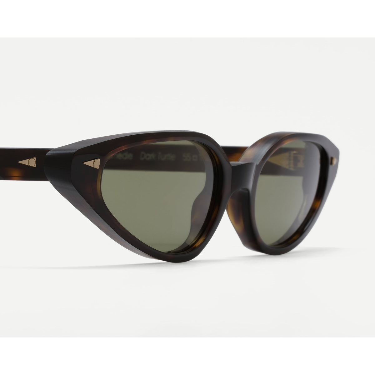 AHLEM Comedie — Sunglasses — Dark Turtle/Khaki Light — detail view 2