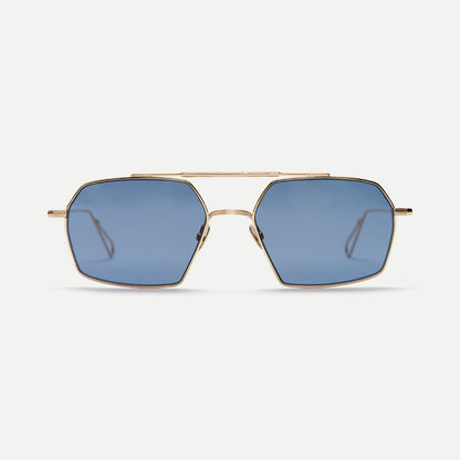 AHLEM Haussmann — Sunglasses — Champagne/Blue — front view