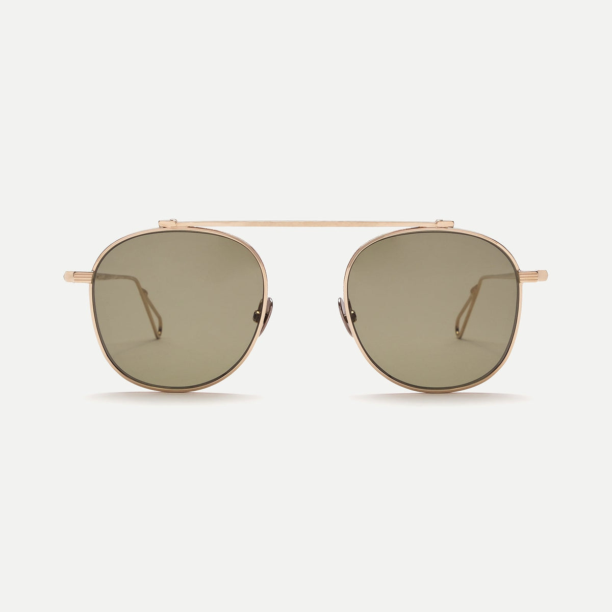 AHLEM Belleville — Sunglasses — Grey Gold/Khaki Light — front view