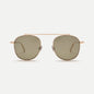 AHLEM Belleville — Sunglasses — Grey Gold/Khaki Light — front view