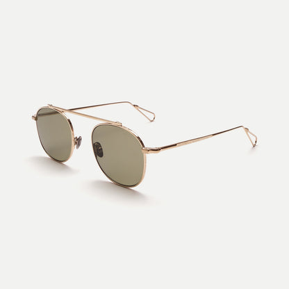 AHLEM Belleville — Sunglasses — Grey Gold/Khaki Light — detail view 1