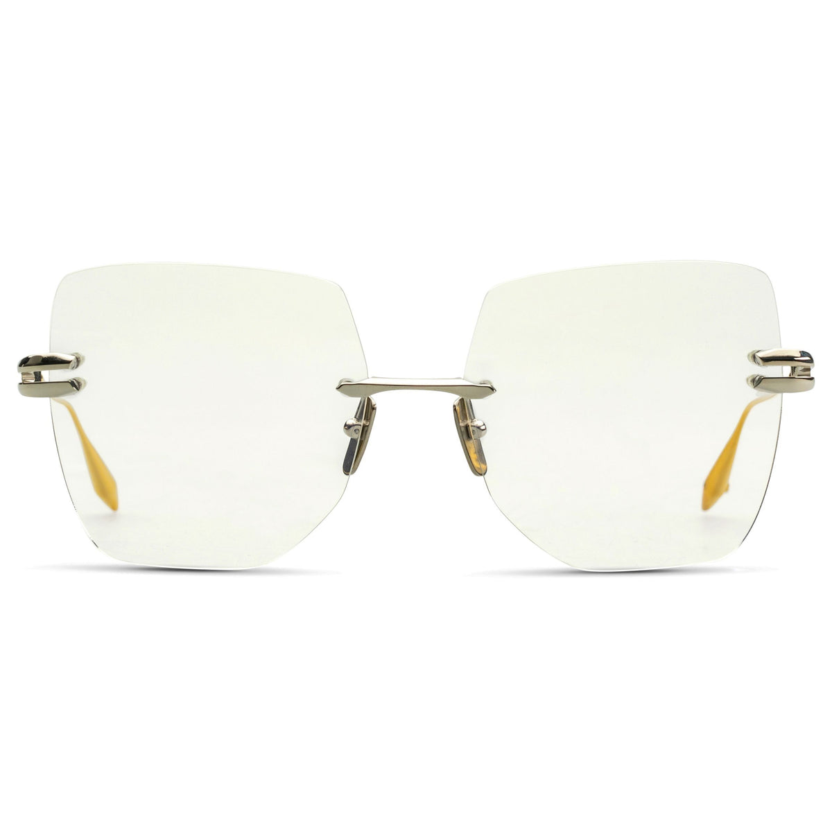 DITA EMBRA Optical DTX155-A-03 in Silver - White Gold, front view