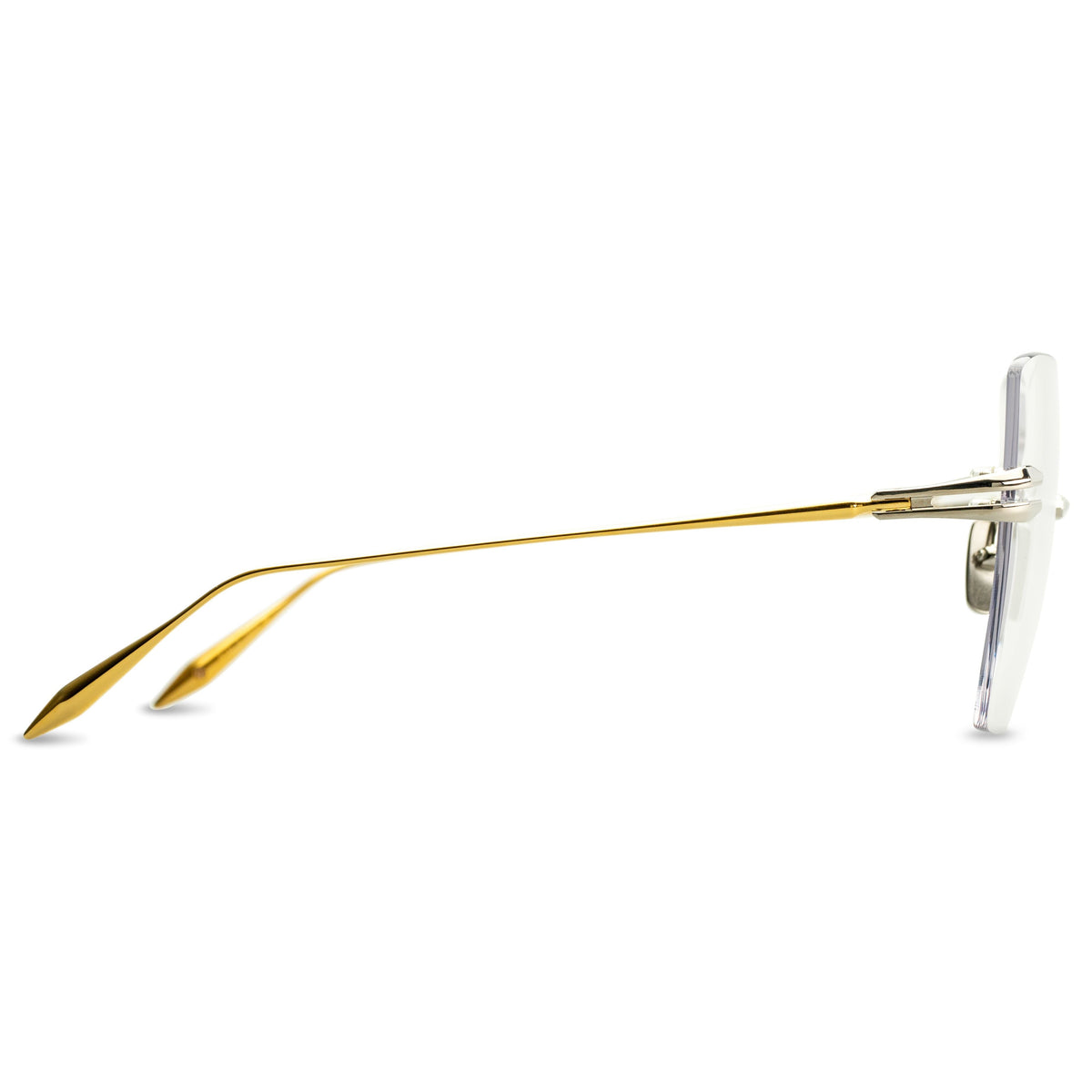 DITA EMBRA Optical DTX155-A-03 in Silver - White Gold, side view