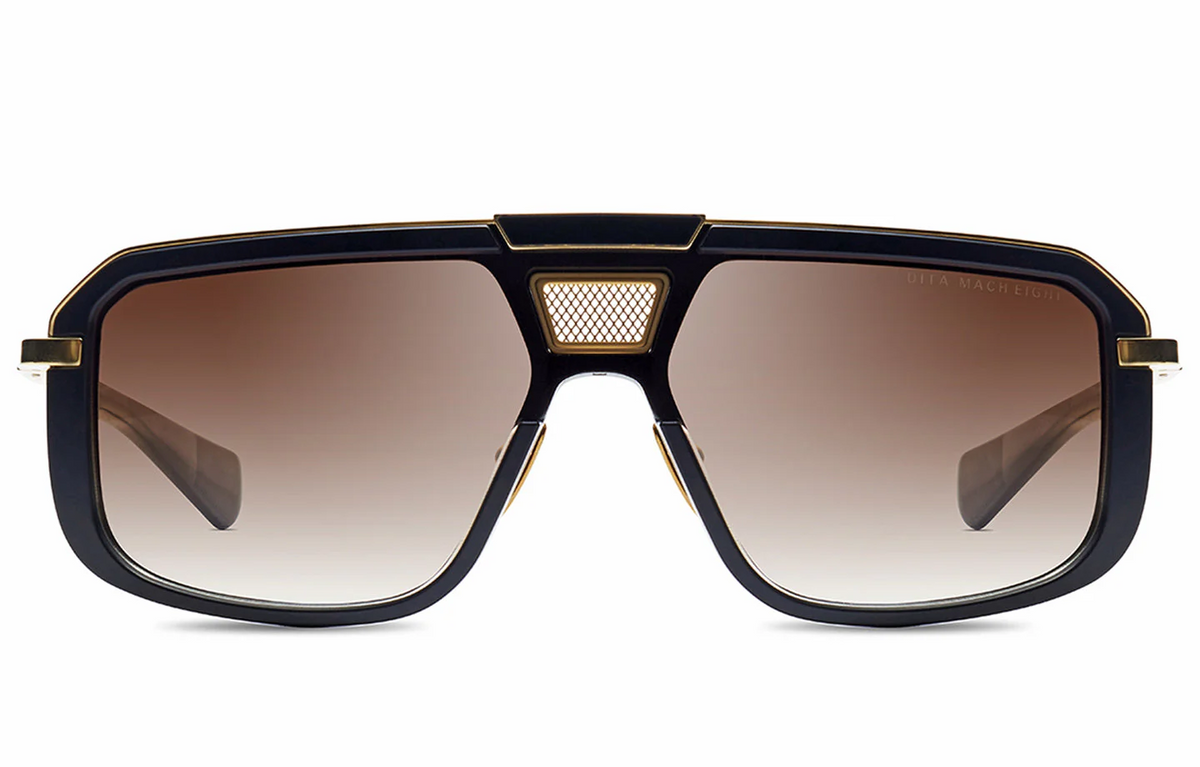 DITA MACH-EIGHT DTS400-A-01 Matte Black Yellow Gold Black Rhodium
