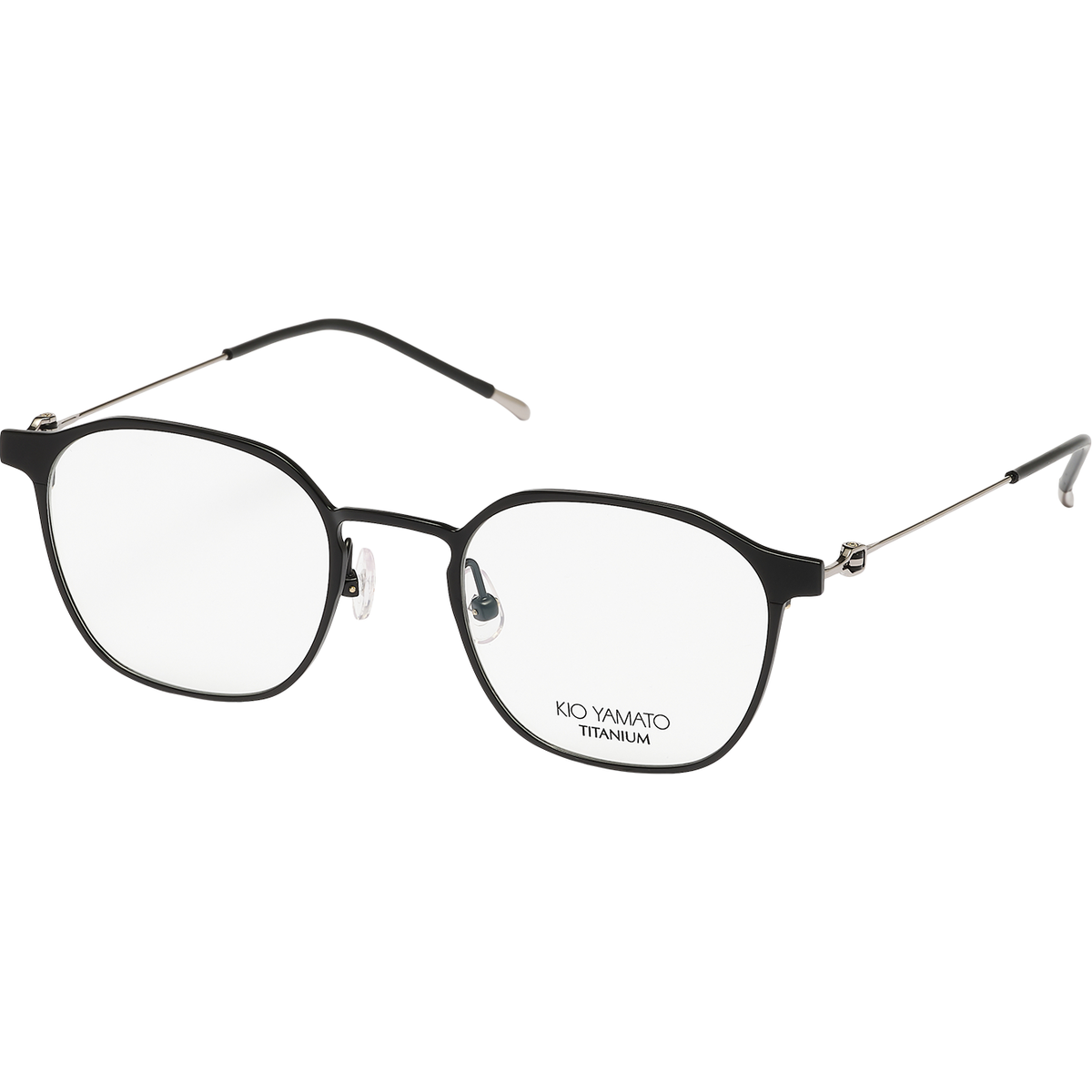 Kio Yamato KT-578AU Col 01 Semi Matte Black and Brushed Gun, angled view