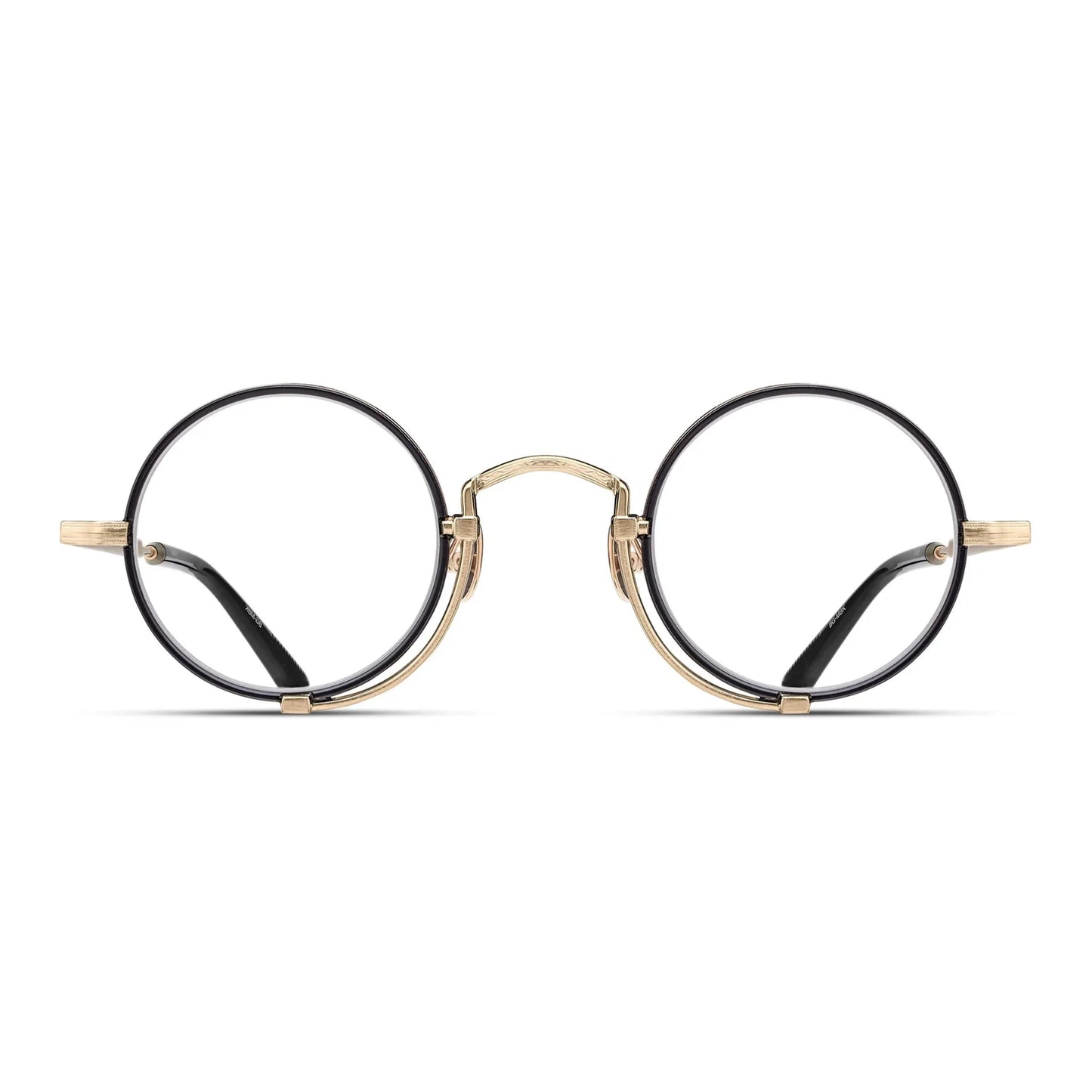 10103H-I - Brushed Gold - Matte Black Clear Lens 43-27-145