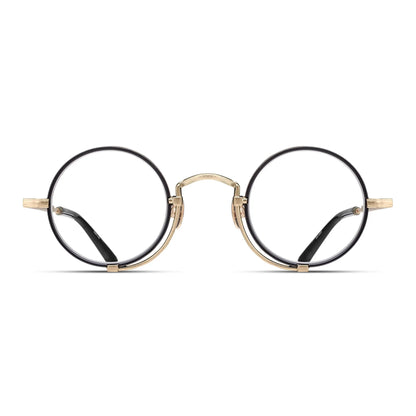 10103H-I - Brushed Gold - Matte Black Clear Lens 43-27-145