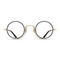 10103H-I - Brushed Gold - Matte Black Clear Lens 43-27-145