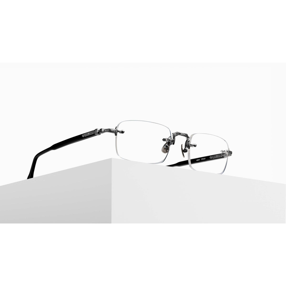 Matsuda M5009 — Ruthenium - Matte Black — angled view