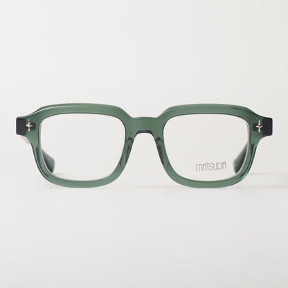 Matsuda M1044 — Bottle Green — detail view