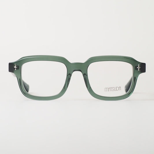 Matsuda M1044 — Bottle Green — detail view