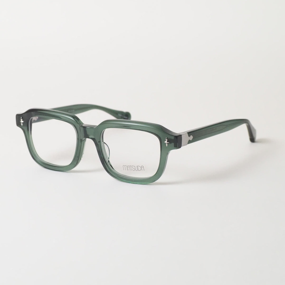 Matsuda M1044 — Bottle Green — detail view