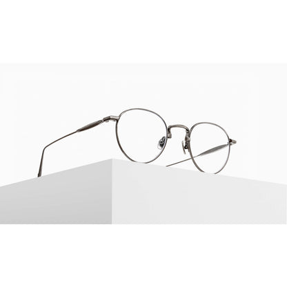 Matsuda M3165 — Antique Silver — angled view