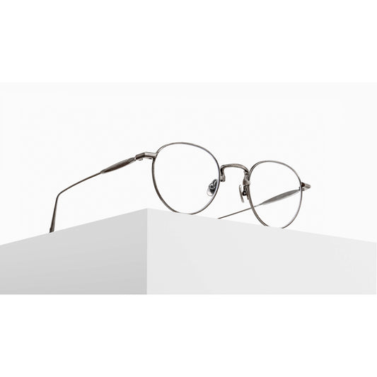 Matsuda M3165 — Antique Silver — angled view