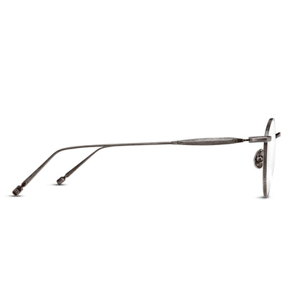 Matsuda M3165 — Antique Silver — side view