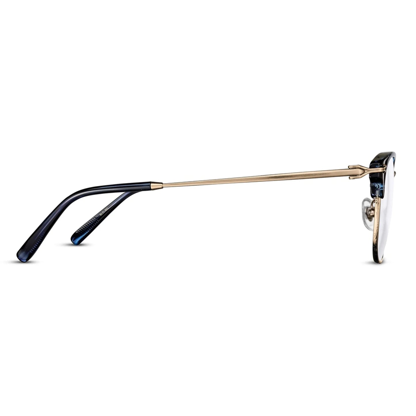 M2036 - Blue Demi - Brushed Gold Clear Lens 50-19-145