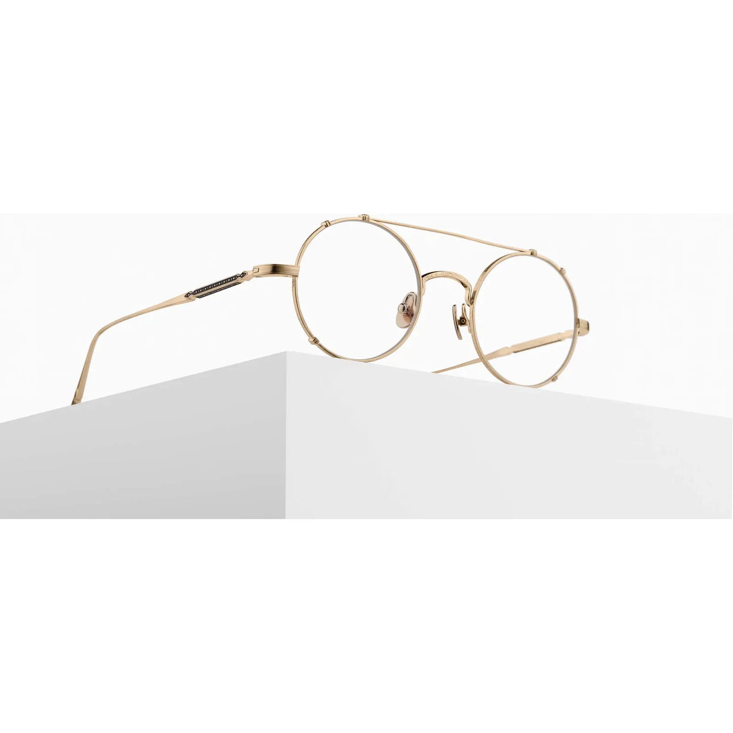 M3143 - Brushed Gold Clear Lens 46-22-145