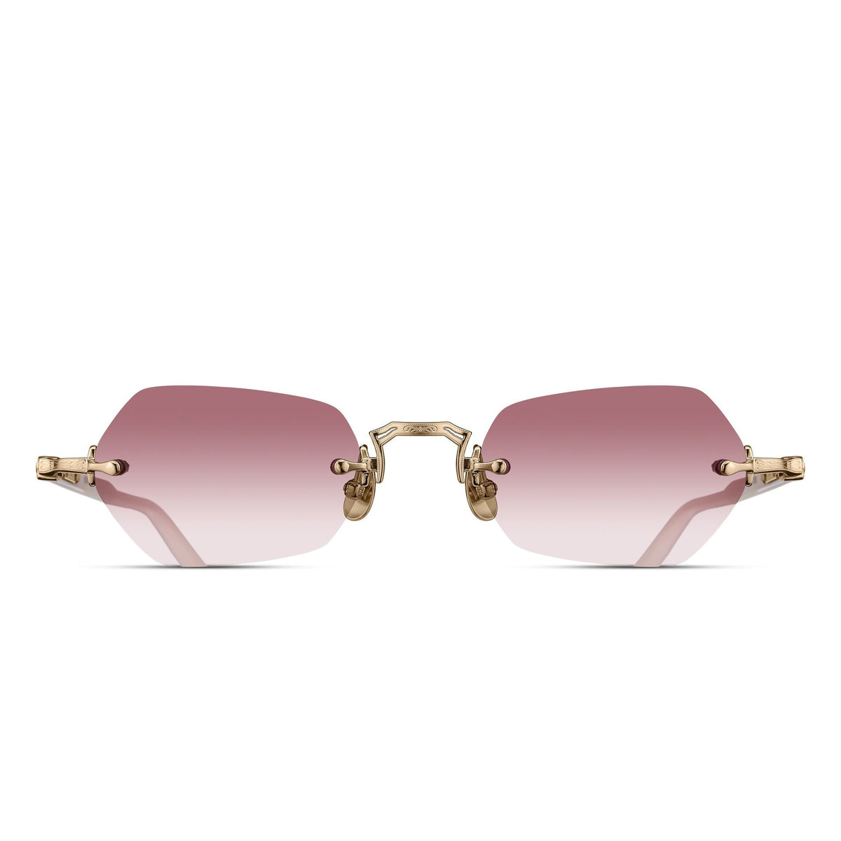 Matsuda M5011 — Brushed Gold - Milk White