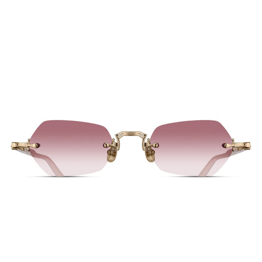 Matsuda M5011 — Brushed Gold - Milk White