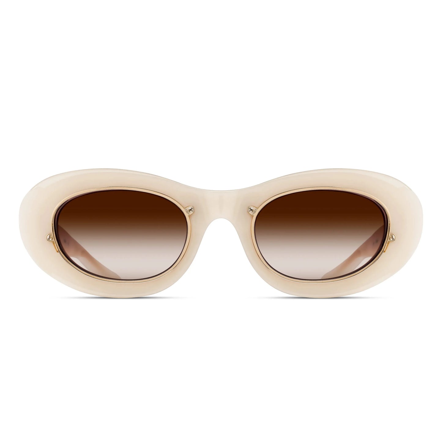 10604H / Brushed Gold Milk White